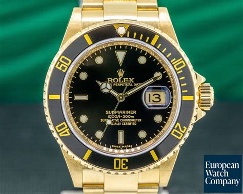 rolex submariner 18k gold uk